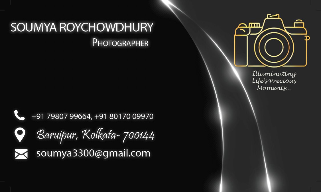Photographer Mr. Soumya Roychowdhury in Baruipur